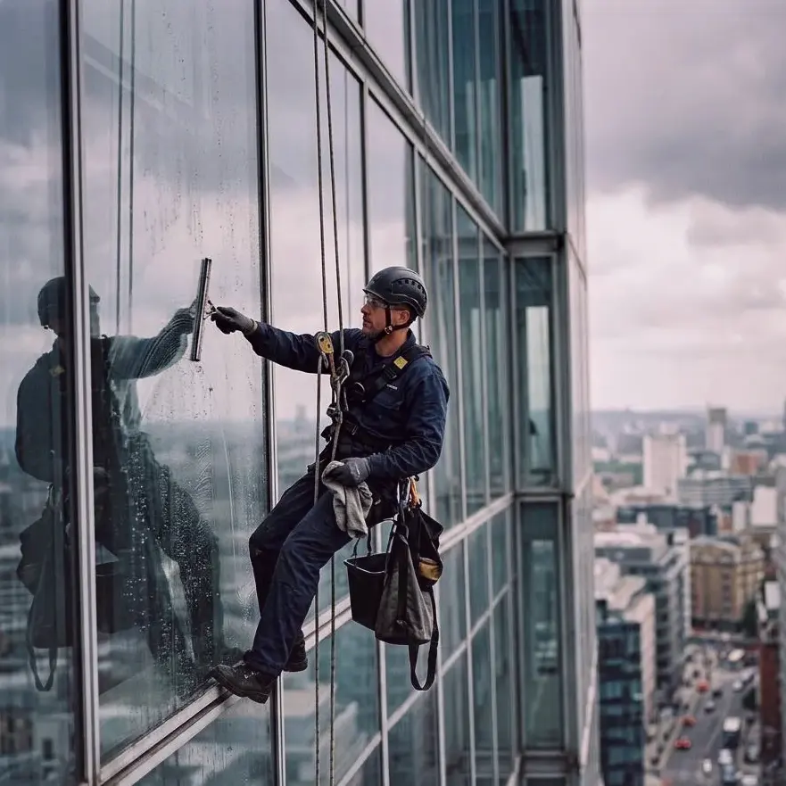Glass Tower — Nachhaltige Reinigung für Wohnkomplex